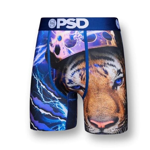 PSD Tiger King/Solid 3-PK Boxer Briefs - Picture 3 of 6